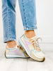 Blowfish Brentwood Tennis Shoes in Cream