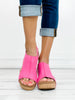 *LIMITED EDITION* Corky's Carley Pink Canvas Wedge Shoe