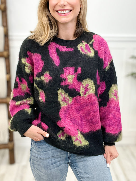 Awesome Floral Top Sweater